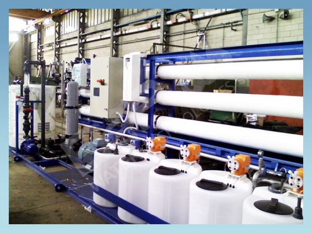 sea water reverse osmosis plant